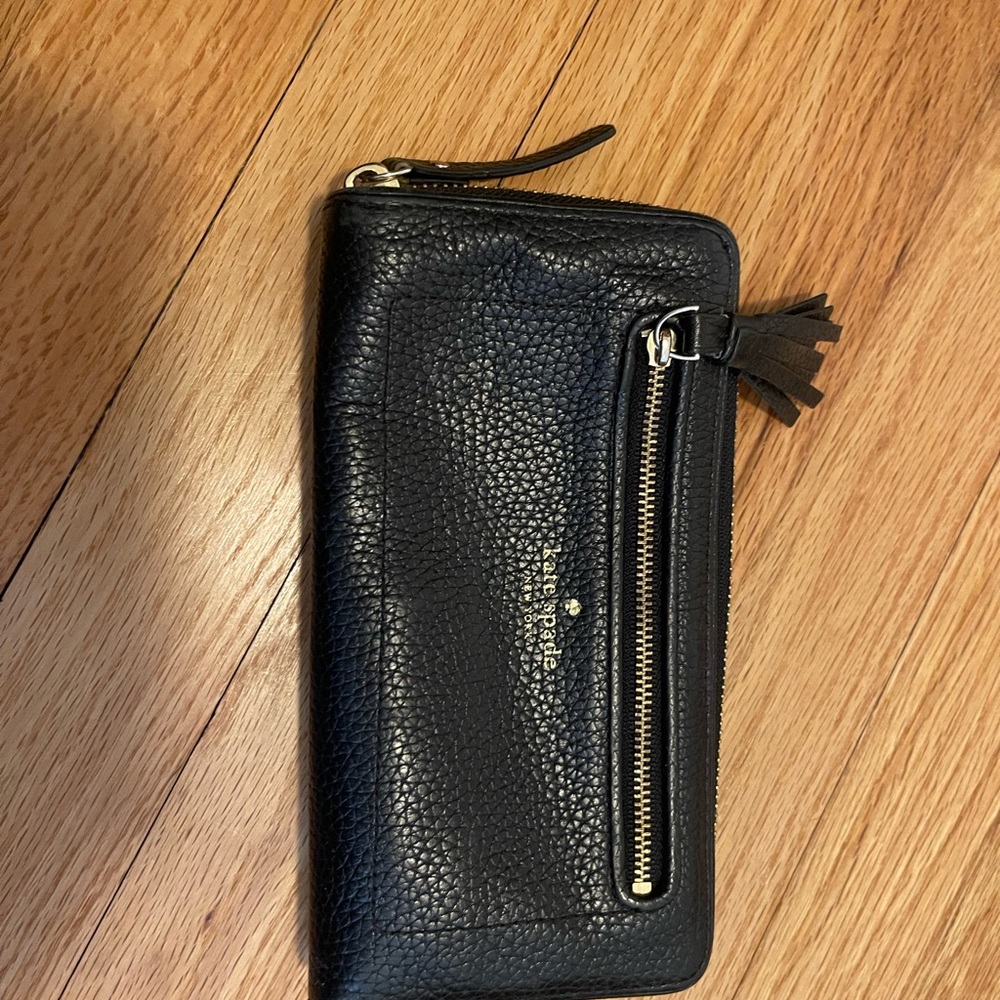 Kate Spade Black Leather Wallet